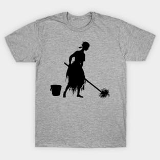 Cinderella Mopping Silhouette T-Shirt